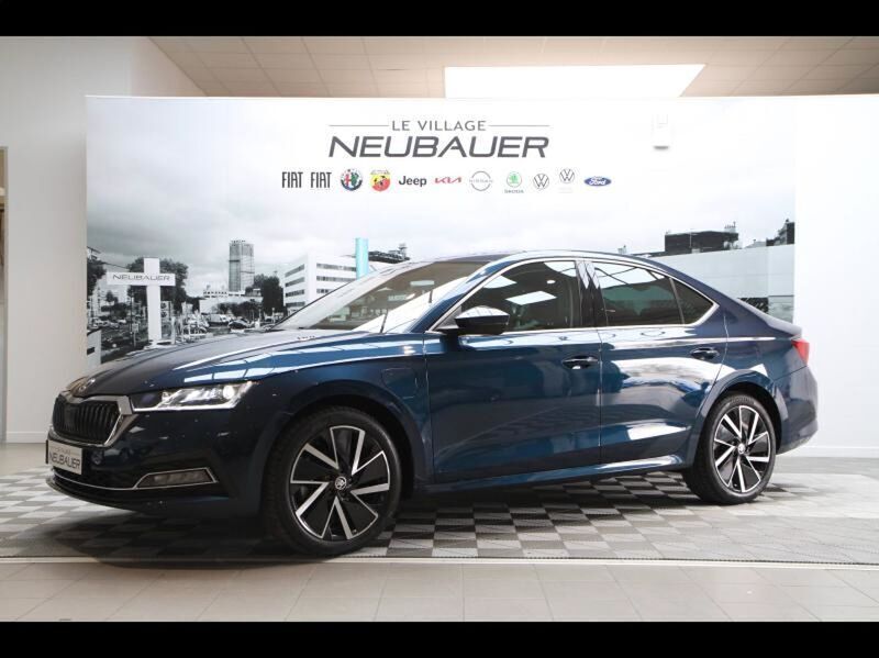 Bleu lave métallisée Utilisé 2021 Skoda Octavia Style Berline | 26 290 € (Prix juste) - Image 1/4