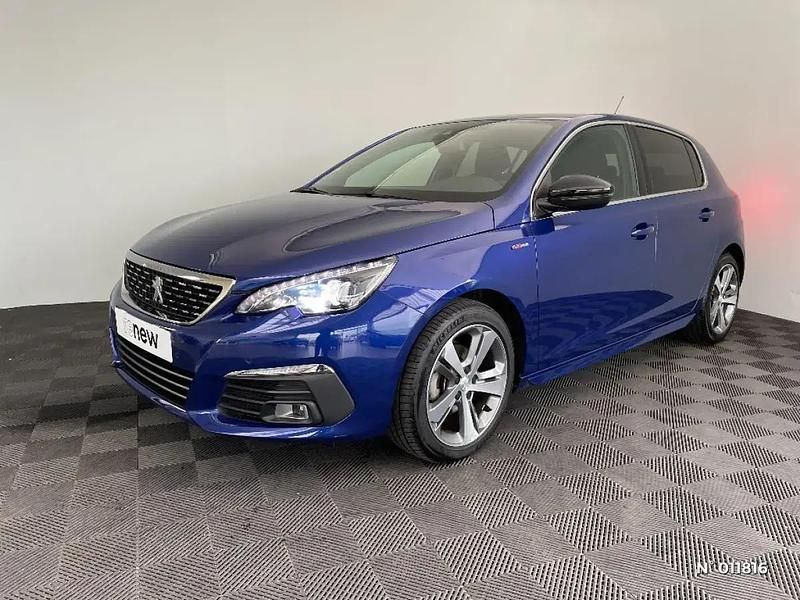 Bleu Utilisé 2020 Peugeot 308 GT-line | 17 990 € (Prix juste) - Image 1/4