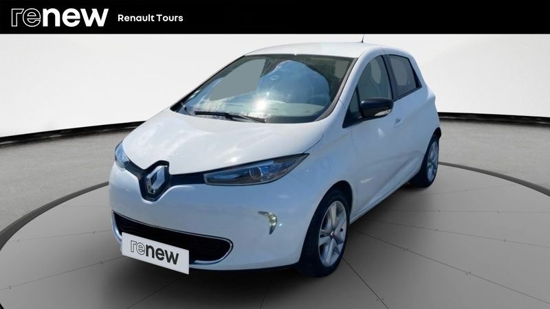 Blanc Utilisé 2019 Renault Zoe Zen Citadine | 7 799 € (Super prix) - Image 1/4