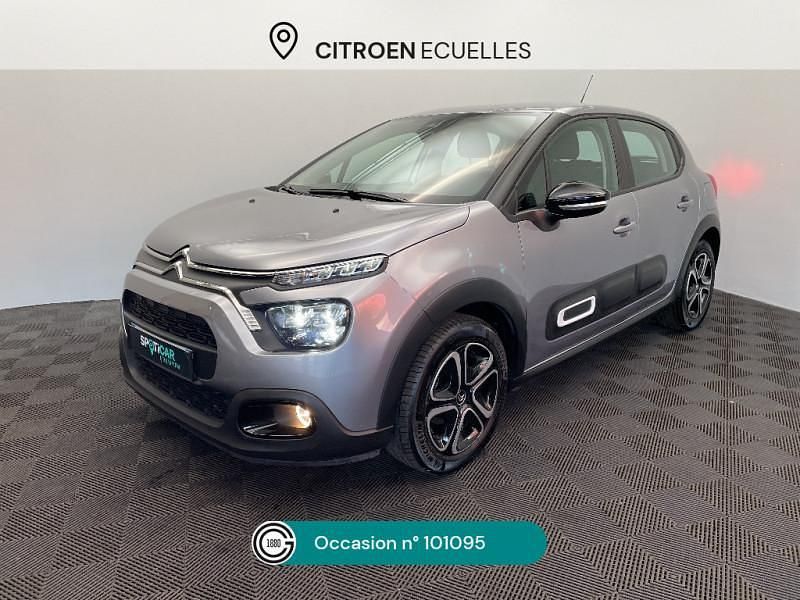 Gris Utilisé 2023 Citroën C3 PureTech Citadine | 10 390 € (Prix juste) - Image 1/4
