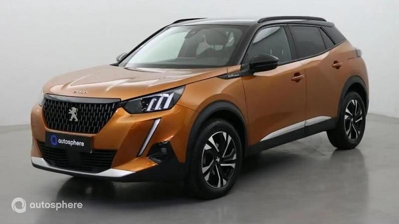 Orange Utilisé 2020 Peugeot 2008 GT-line SUV | 12 999 € (Prix juste) - Image 1/4