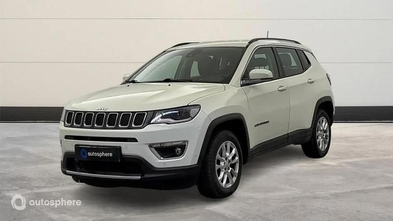 Blanc Utilisé 2020 Jeep Compass Limited SUV | 19 499 € (Prix juste) - Image 1/4