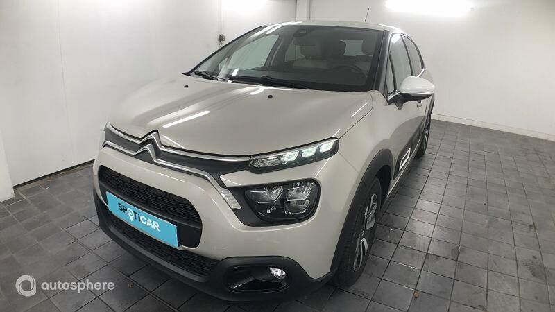 Jaune Utilisé 2023 Citroën C3 PureTech Citadine | 13 499 € (Prix juste) - Image 1/4