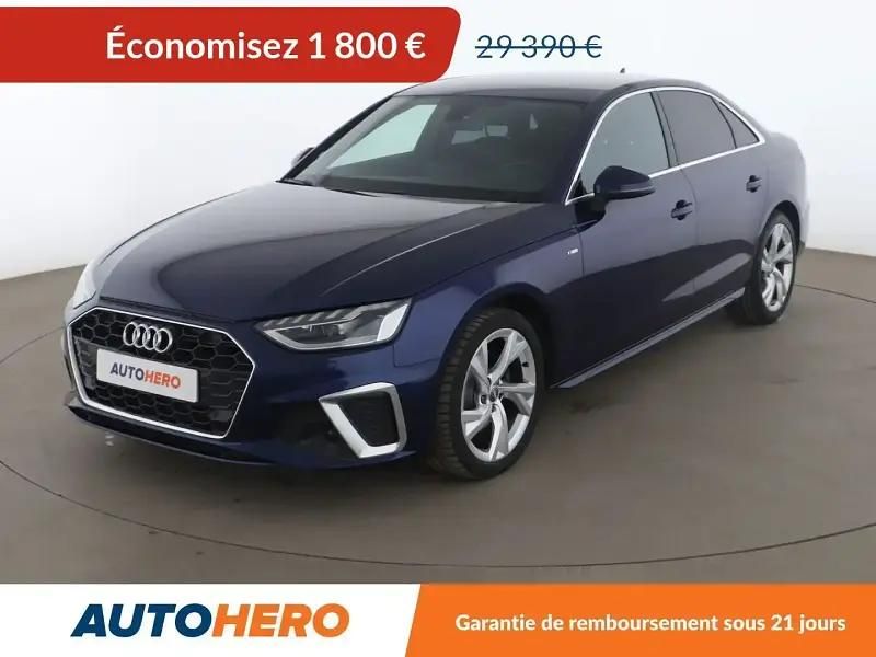 Bleu Utilisé 2020 Audi A4 S-Line Berline | 27 590 € (Bon prix) - Image 1/2
