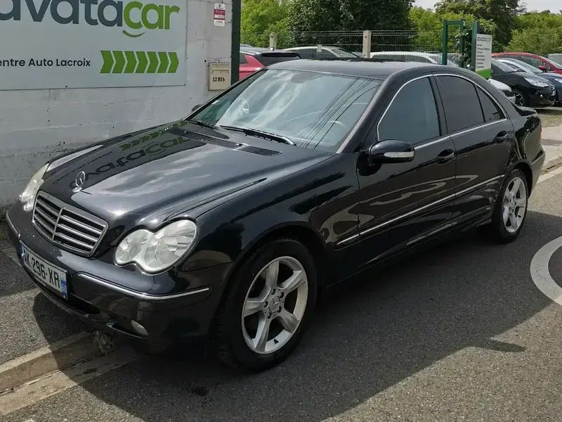 Noir Utilisé 2006 Mercedes C200 Avantgarde Berline | 4 990 € (Prix juste) - Image 1/4