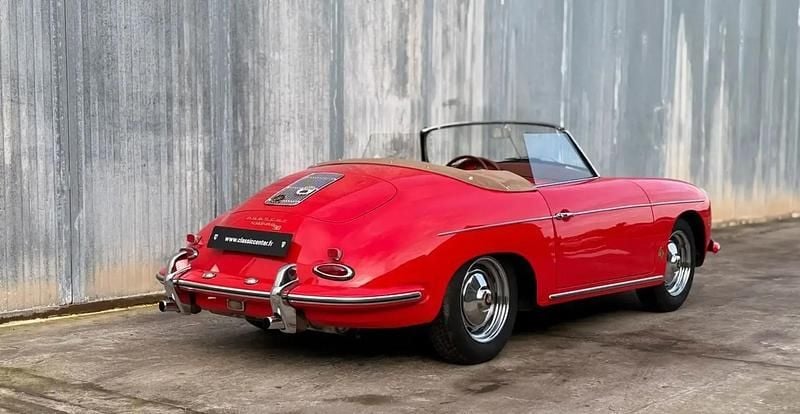 Occasion Porsche 356 91 ch (66 kW) 1960 Rouge Cabriolet