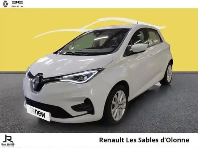 Blanc Occasion 2021 Renault Zoe Zen Citadine | 11 880 € (Prix juste) - Image 1/4