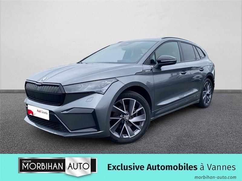 Occasion Skoda Enyaq iV SportLine 132 kW (180 ch) 2023 Gris SUV
