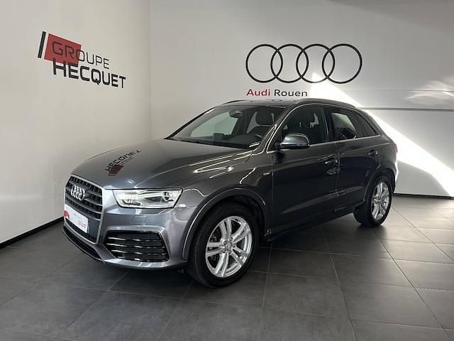 Gris daytona nacré Utilisé 2018 Audi Q3 S-Line SUV | 19 990 € (Super prix) - Image 1/4