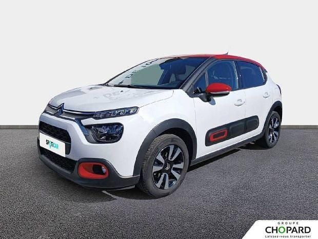 Blanc Utilisé 2023 Citroën C3 Shine Citadine | 12 249 € (Prix juste) - Image 1/4