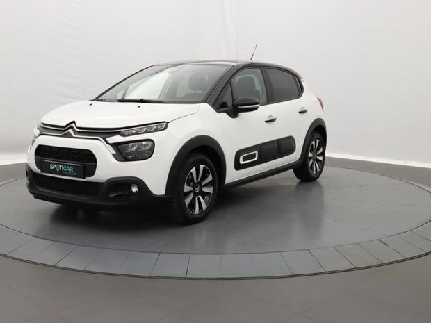 Blanc Utilisé 2023 Citroën C3 PureTech Citadine | 12 099 € (Prix assez cher) - Image 1/4