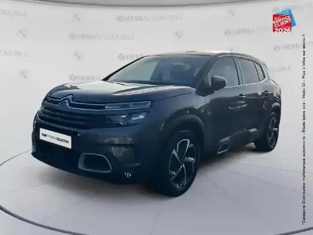 Gris platinium toit noir perla nera Occasion 2019 Citroën C5 Aircross Shine SUV | 17 999 € (Bon prix) - Image 1/4