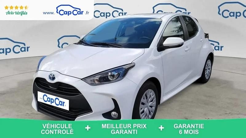 Blanc Utilisé 2022 Toyota Yaris Hybrid Citadine | 18 300 € (Bon prix) - Image 1/4