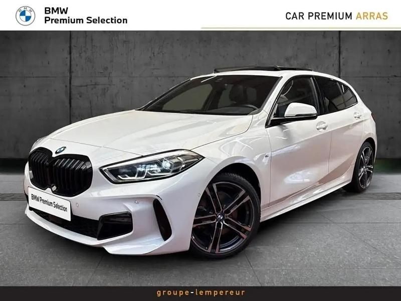 Blanc Occasion 2020 BMW 118 M Sport Citadine | 26 990 € (Prix assez cher) - Image 1/4