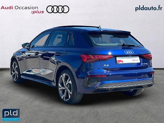 Occasion Audi A3 Sportback e-tron S-Line 150 ch (110 kW) 2024 Bleu navarre métallisé Citadine