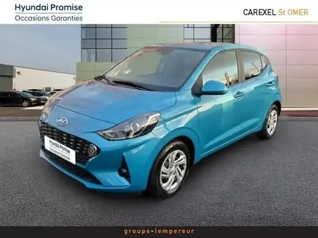 Aqua turquoise métal Occasion 2023 Hyundai i10 Eco Citadine | 14 490 € (Bon prix) - Image 1/4
