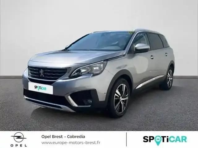 Gris Occasion 2019 Peugeot 5008 Allure SUV | 18 290 € (Bon prix) - Image 1/4