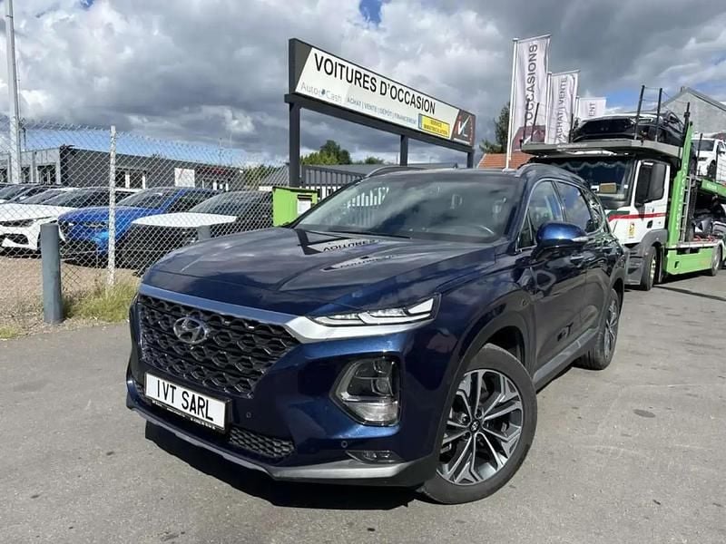 Bleu Utilisé 2019 Hyundai Santa Fe Premium SUV | 23 900 € (Super prix) - Image 1/2