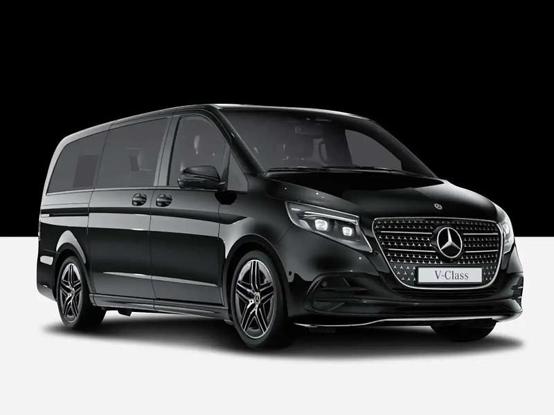 Noir Utilisé 2025 Mercedes V300 Avantgarde Monospace | 81 015 € - Image 1/4