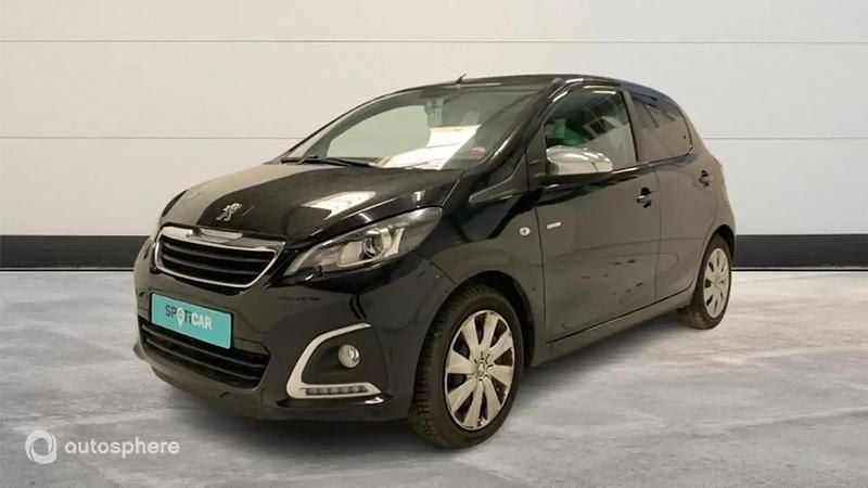 Noir Occasion 2019 Peugeot 108 Style Berline | 9 299 € (Prix juste) - Image 1/4