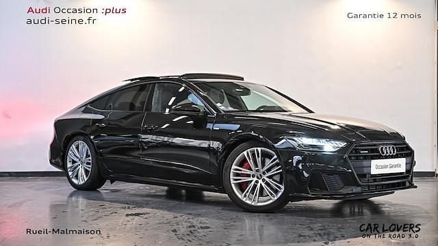 Occasion Audi A7 Sportback S-Line 265 ch (194 kW) 2021 Noir mythic métallisé Citadine