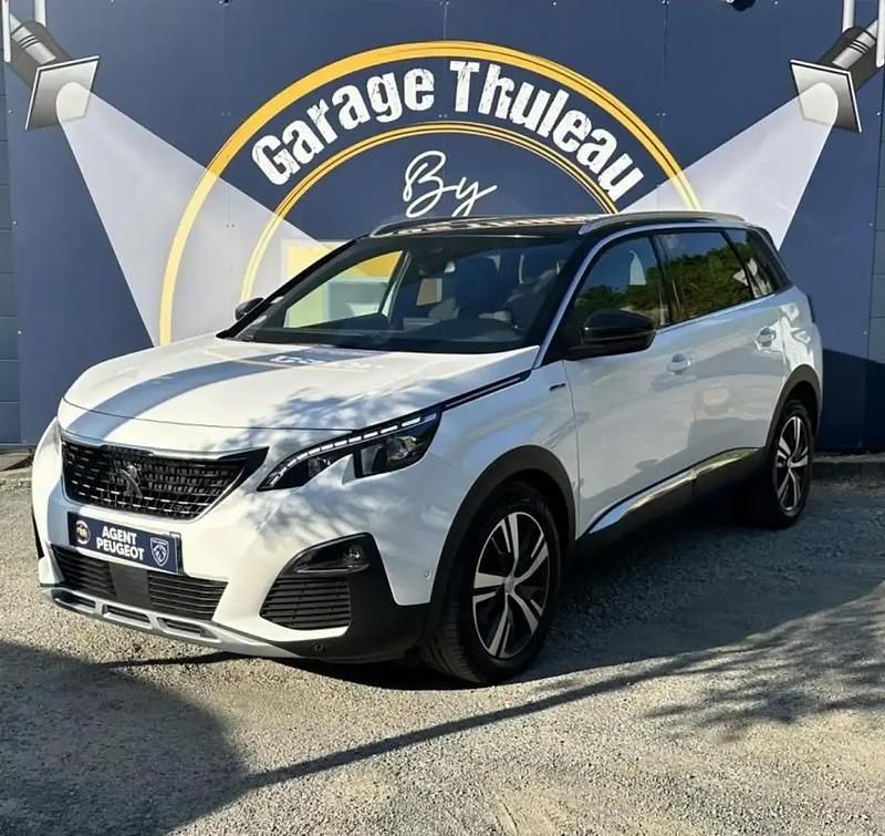 Blanc Utilisé 2017 Peugeot 5008 GT-line SUV | 13 890 € (Prix cher) - Image 1/4