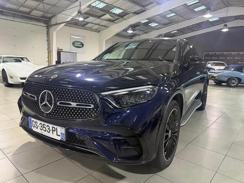 Bleu Occasion 2024 Mercedes GLC300 AMG line Coupé | 67 490 € (Prix cher) - Image 1/4