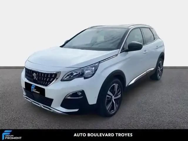 Blanc nacre Utilisé 2020 Peugeot 3008 Allure SUV | 16 990 € (Prix juste) - Image 1/4