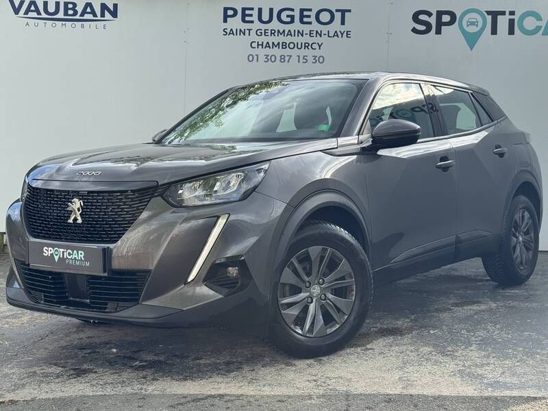 Gris Utilisé 2021 Peugeot 2008 Business-Line SUV | 15 390 € (Prix juste) - Image 1/3