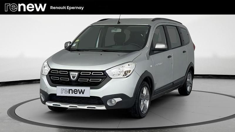 Gris Occasion 2021 Dacia Lodgy Stepway Monospace | 14 799 € (Prix assez cher) - Image 1/4