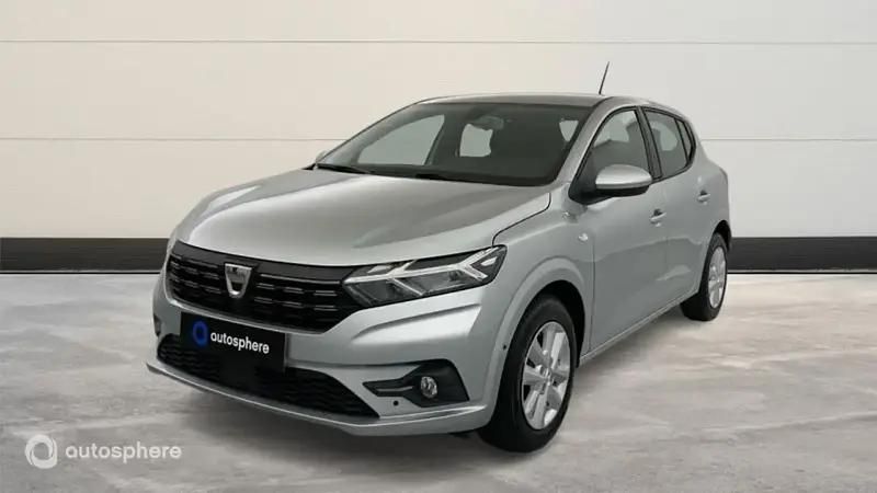 Gris Utilisé 2022 Dacia Sandero Comfort Citadine | 17 299 € (Prix juste) - Image 1/4