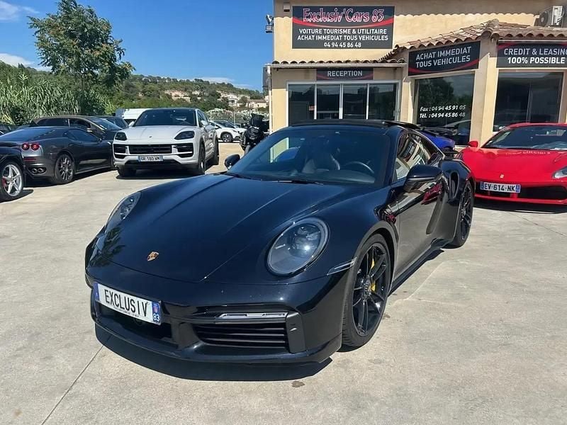 Noir Utilisé 2020 Porsche 911 Turbo S Coupé | 219 900 € (Super prix) - Image 1/4