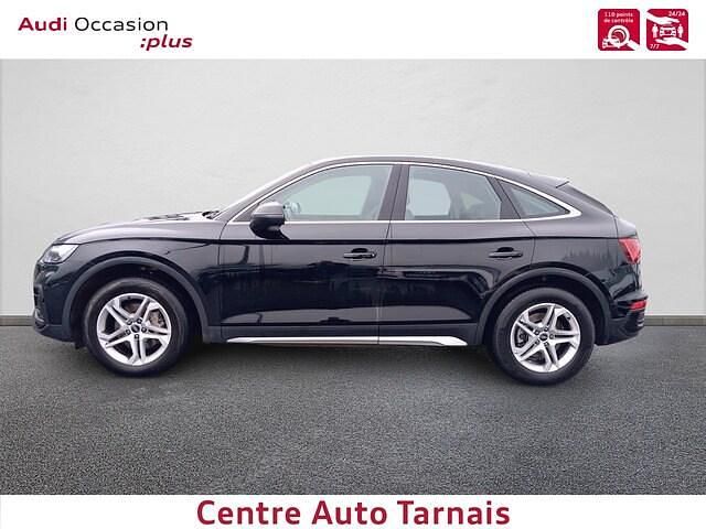 Occasion Audi Q5 Sportback Business 163 ch (119 kW) 2022 Noir brillant SUV