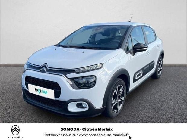 Blanc Utilisé 2023 Citroën C3 PureTech Citadine | 13 185 € (Prix juste) - Image 1/4