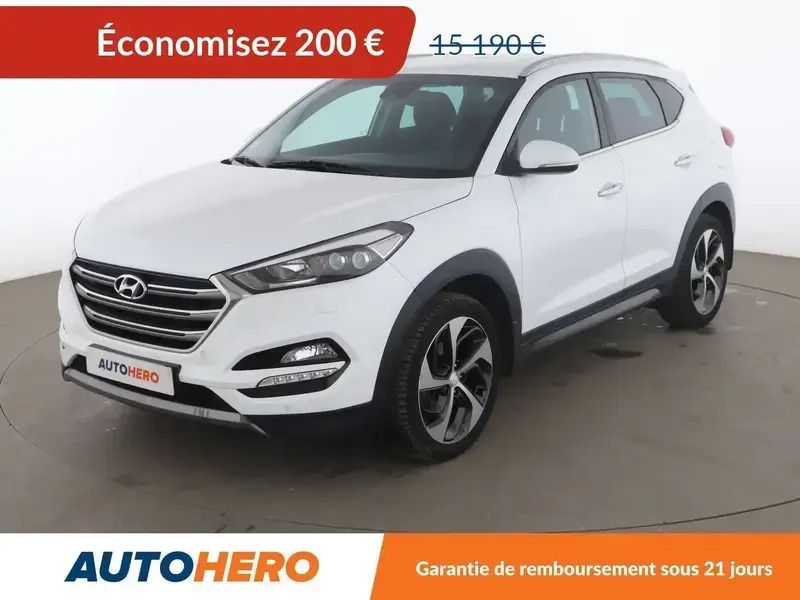 Blanc Utilisé 2016 Hyundai Tucson SUV | 14 690 € (Prix juste) - Image 1/2