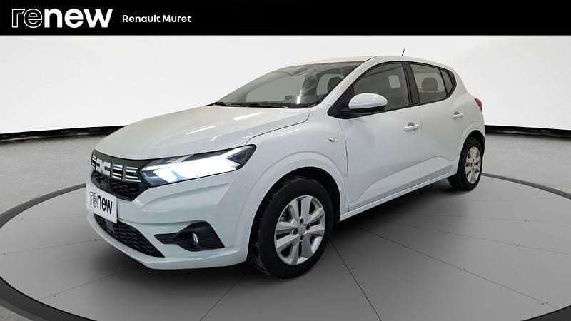 Blanc Utilisé 2023 Dacia Sandero Expression Citadine | 15 450 € (Prix juste) - Image 1/4