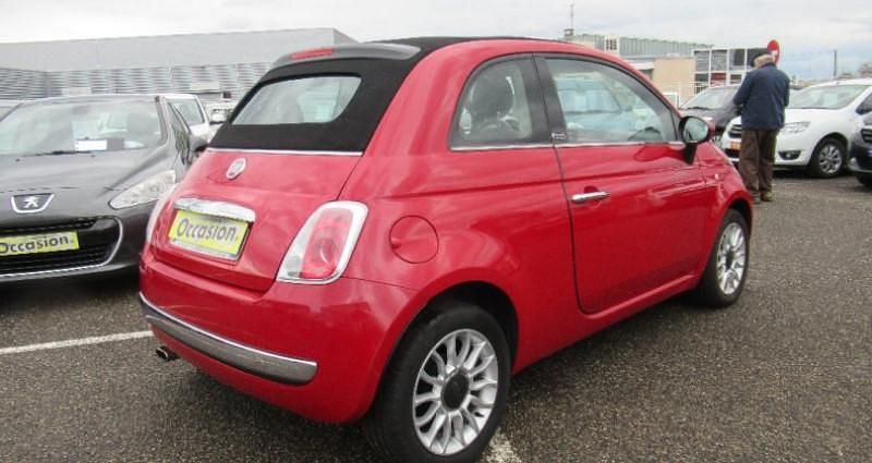 Occasion Fiat 500C 69 ch (50 kW) 2010 Rouge Cabriolet