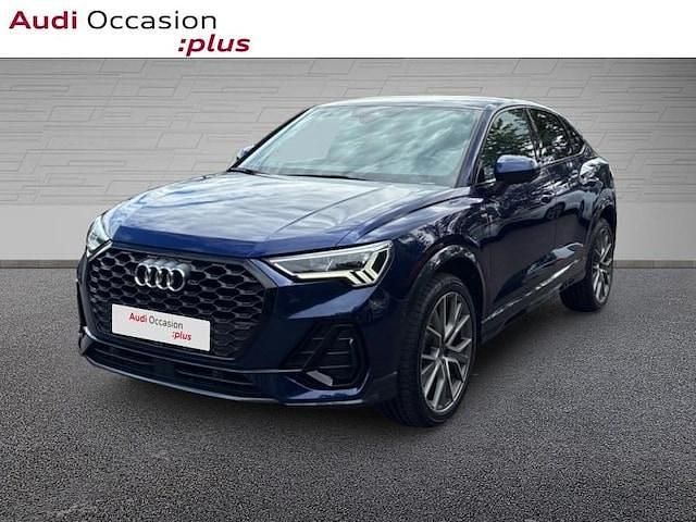 Bleu navarre métallisé Occasion 2023 Audi Q3 S-Line SUV | 38 995 € - Image 1/4