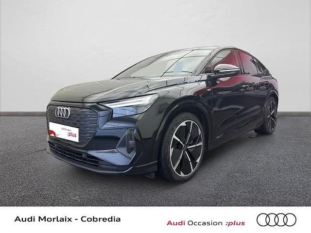 Noir mythe métallisé Occasion 2022 Audi Q4 Sportback e-tron Advanced SUV | 38 990 € (Prix cher) - Image 1/4