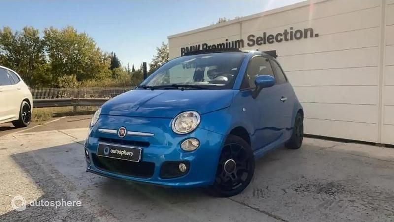 Bleu Utilisé 2014 Fiat 500C Club Cabriolet | 9 799 € (Prix juste) - Image 1/4