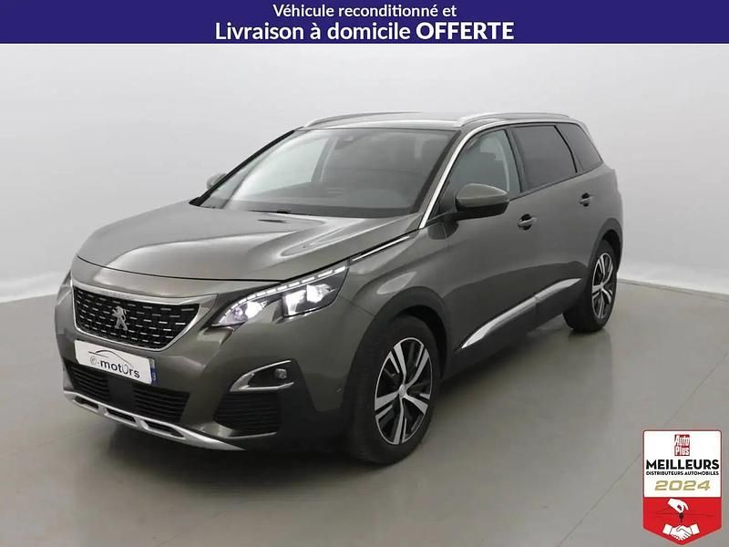 Gris Utilisé 2020 Peugeot 5008 Allure Monospace | 17 900 € (Prix juste) - Image 1/4