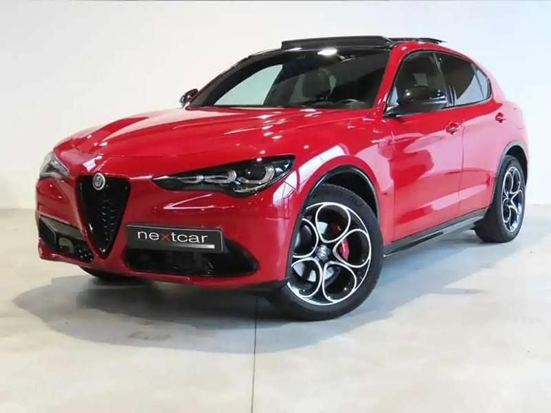 Rouge Occasion 2024 Alfa Romeo Stelvio Veloce SUV | 43 990 € (Prix cher) - Image 1/4