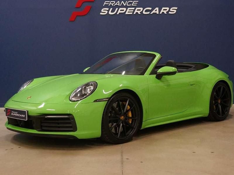 Occasion Porsche 911 Carrera 4S Cabriolet 450 ch (330 kW) 2019 Vert Cabriolet