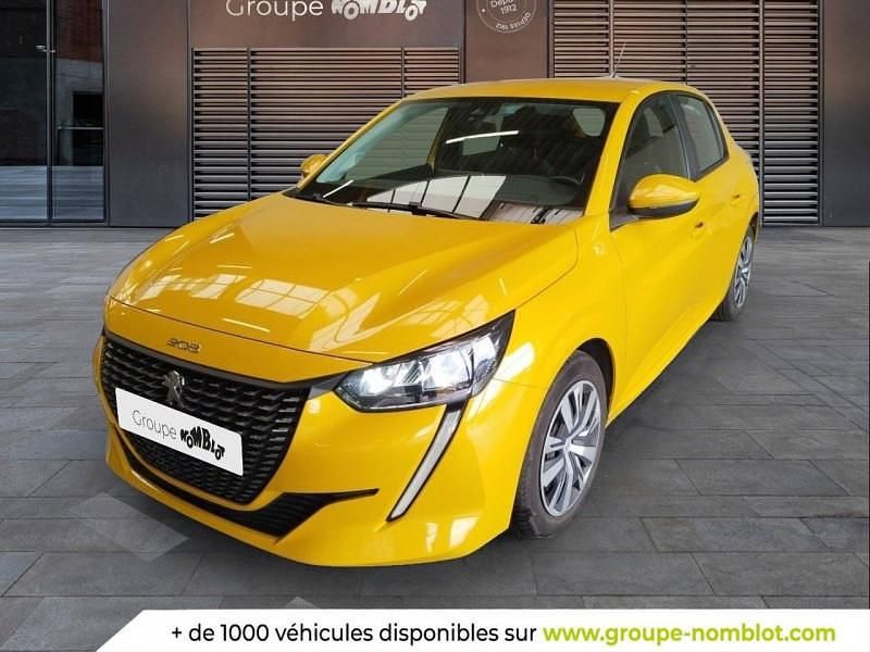 Jaune Occasion 2020 Peugeot 208 S Citadine | 10 490 € (Bon prix) - Image 1/4