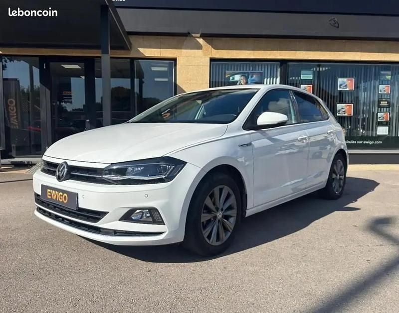 Blanc Utilisé 2019 VW Polo Citadine | 11 990 € (Bon prix) - Image 1/4
