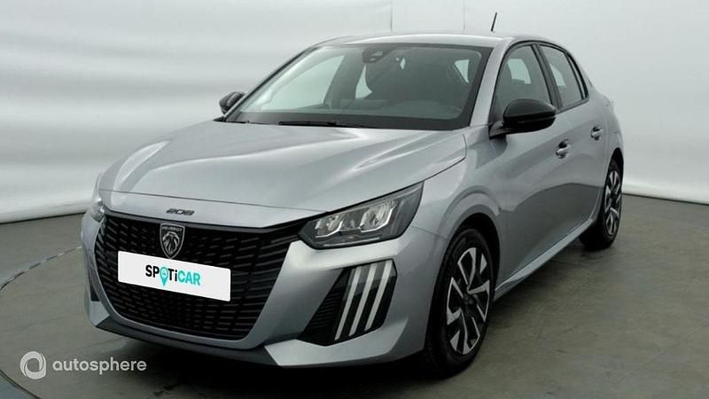 Gris Utilisé 2024 Peugeot 208 Active Citadine | 14 480 € (Prix juste) - Image 1/4