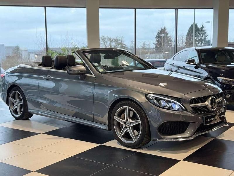 Occasion Mercedes C250 AMG line 211 ch (155 kW) 2018 Argent Cabriolet