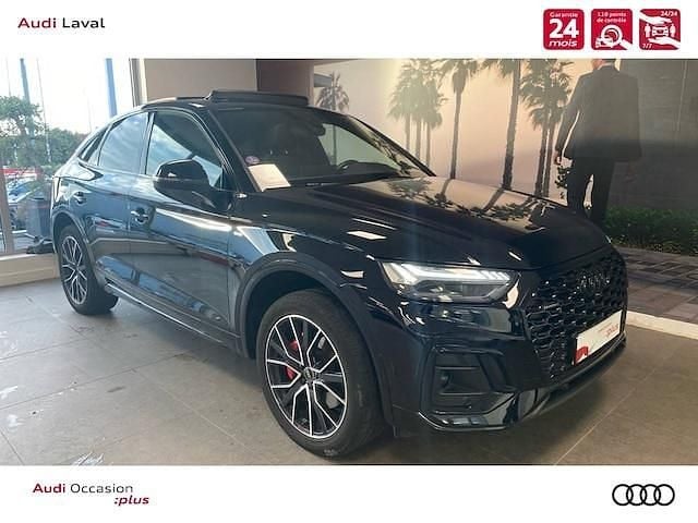 Noir mythe métallisé Utilisé 2023 Audi Q5 Sportback S-Line SUV | 51 880 € (Prix juste) - Image 1/4