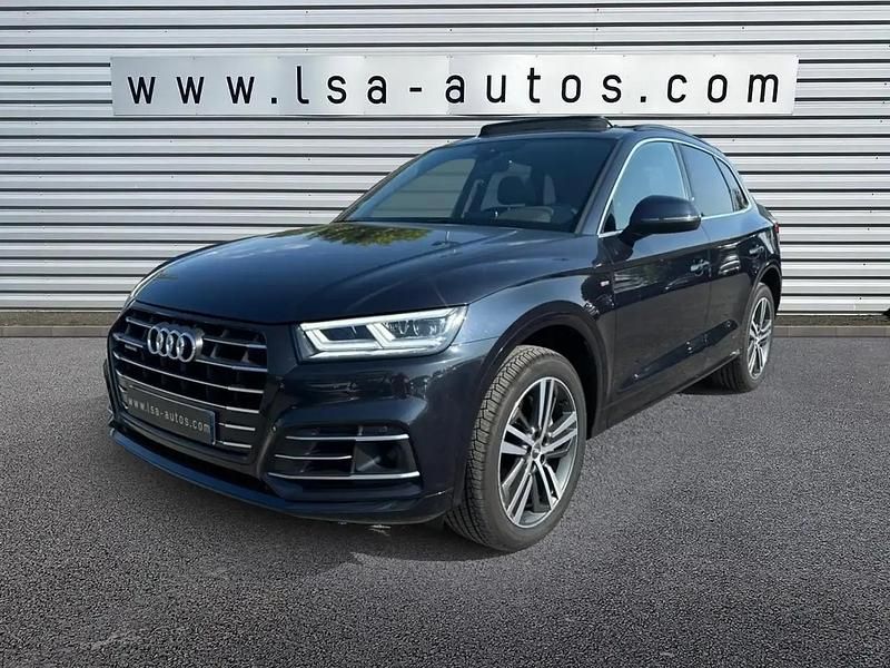 Bleu Occasion 2020 Audi Q5 S-Line SUV | 39 980 € (Prix assez cher) - Image 1/4