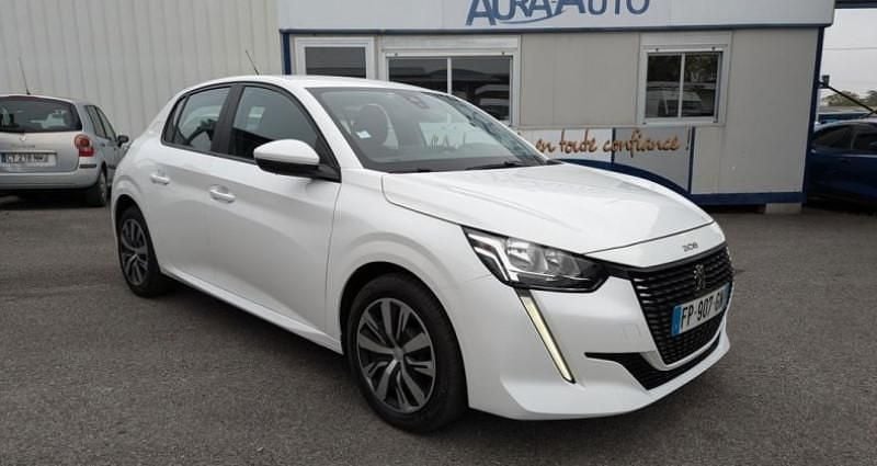 Blanc Utilisé 2020 Peugeot 208 Business-Line Citadine | 12 990 € (Prix juste) - Image 1/4